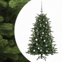 VidaXL Sztuczna choinka z bombką 120 cm 150 LED Ciepła biel