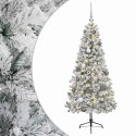 VidaXL Sztuczna choinka z bombką 120 cm 150 LED Ciepła biel