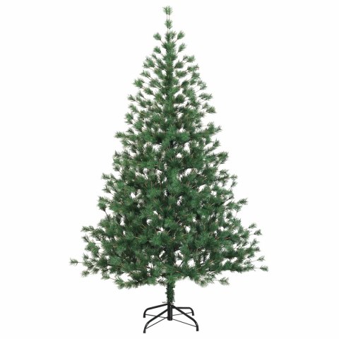 VidaXL Sztuczna choinka z bombką 150 cm 150 LED Ciepła biel