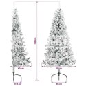 VidaXL Sztuczna choinka z bombką 150 cm 150 LED Ciepła biel