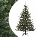 VidaXL Sztuczna choinka z bombką 180 cm 300 LED Ciepła biel