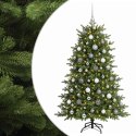VidaXL Sztuczna choinka z bombką 180 cm 300 LED Ciepła biel