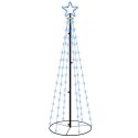 VidaXL Choinka stożkowa, 108 niebieskich diod LED, 70x180 cm