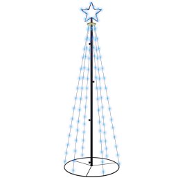VidaXL Choinka stożkowa, 108 niebieskich diod LED, 70x180 cm