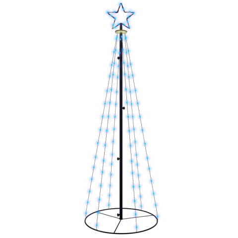 VidaXL Choinka stożkowa, 108 niebieskich diod LED, 70x180 cm