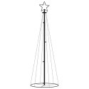 VidaXL Choinka stożkowa, 108 niebieskich diod LED, 70x180 cm