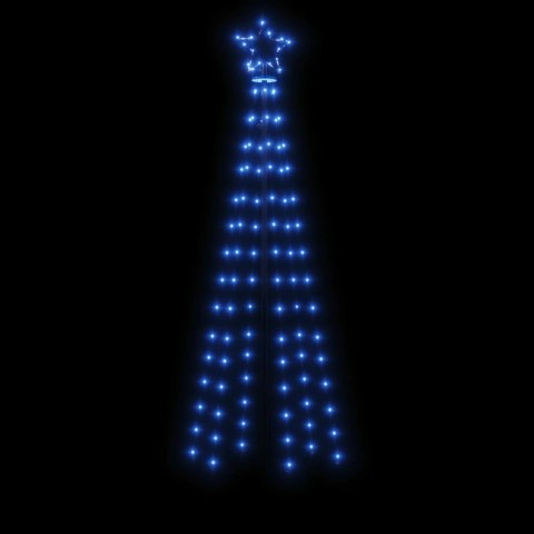 VidaXL Choinka stożkowa, 108 niebieskich diod LED, 70x180 cm