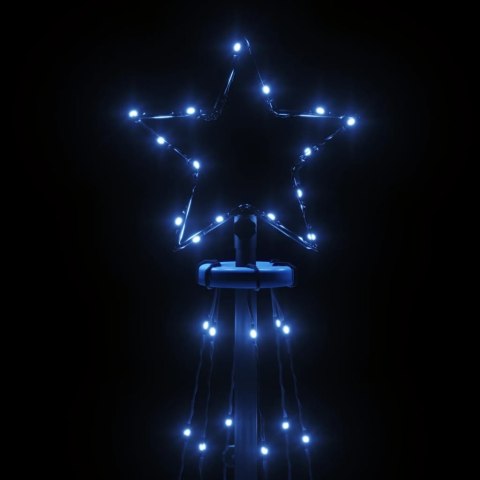 VidaXL Choinka stożkowa, 108 niebieskich diod LED, 70x180 cm