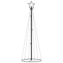 VidaXL Choinka stożkowa, 108 zimnych białych LED, 70x180 cm