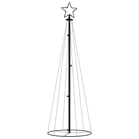 VidaXL Choinka stożkowa, 108 zimnych białych LED, 70x180 cm