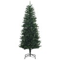 VidaXL Sztuczna choinka z bombkami 210 cm 300 LED Ciepła biel PE i PVC