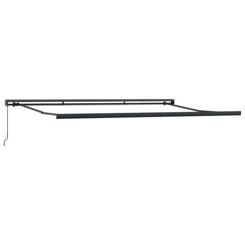 VidaXL Zwijana markiza, antracytowa, 4x3 m, tkanina i aluminium