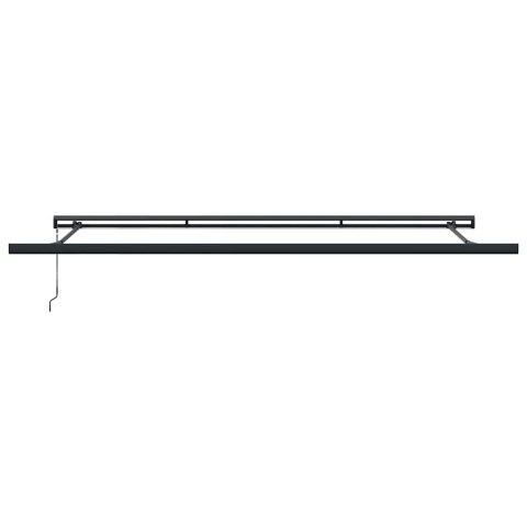 VidaXL Zwijana markiza, antracytowa, 4x3 m, tkanina i aluminium