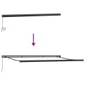 VidaXL Zwijana markiza, antracytowa, 4x3 m, tkanina i aluminium