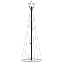 VidaXL Choinka stożkowa, 108 kolorowych diod LED, 70x180 cm