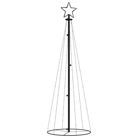 VidaXL Choinka stożkowa, 108 kolorowych diod LED, 70x180 cm