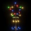 VidaXL Choinka stożkowa, 108 kolorowych diod LED, 70x180 cm
