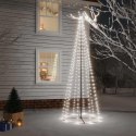 VidaXL Choinka stożkowa, 310 zimnych białych LED, 100x300 cm