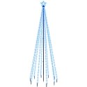 VidaXL Choinka z kołkiem gruntowym, 310 niebieskich LED, 300 cm