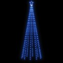 VidaXL Choinka z kołkiem gruntowym, 310 niebieskich LED, 300 cm