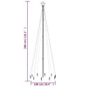 VidaXL Choinka z kołkiem gruntowym, 310 niebieskich LED, 300 cm