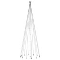 VidaXL Choinka z kołkiem gruntowym, 732 ciepłe białe LED, 500 cm