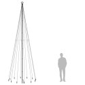 VidaXL Choinka z kołkiem gruntowym, 732 ciepłe białe LED, 500 cm