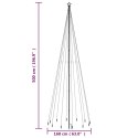 VidaXL Choinka z kołkiem gruntowym, 732 ciepłe białe LED, 500 cm