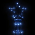 VidaXL Choinka z kołkiem gruntowym, 732 niebieskie LED, 500 cm