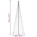 VidaXL Choinka z kołkiem gruntowym, 732 niebieskie LED, 500 cm