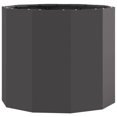 VidaXL Donica Czarny 60 x 60 x 50 cm Stal