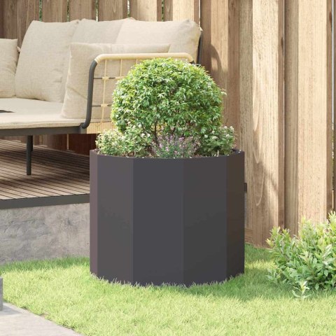 VidaXL Donica Czarny 60 x 60 x 50 cm Stal