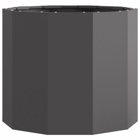 VidaXL Donica Czarny 60 x 60 x 50 cm Stal