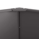 VidaXL Donica Czarny 60 x 60 x 50 cm Stal