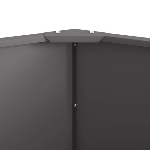 VidaXL Donica Czarny 60 x 60 x 50 cm Stal