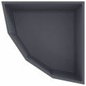 VidaXL Doniczka Różnorożna antracytowy 60 x 60 x 35 cm Stal