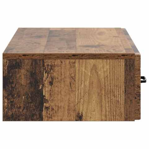 VidaXL Stolik boczny montowany na ścianie 87,5 x 34,5 x 17 cm