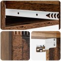 VidaXL Stolik boczny montowany na ścianie 87,5 x 34,5 x 17 cm