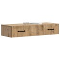 VidaXL Stolik boczny montowany na ścianie 87,5 x 34,5 x 17 cm