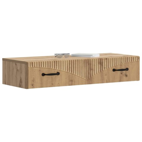 VidaXL Stolik boczny montowany na ścianie 87,5 x 34,5 x 17 cm