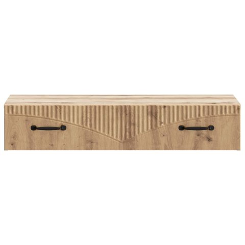 VidaXL Stolik boczny montowany na ścianie 87,5 x 34,5 x 17 cm