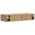 VidaXL Stolik boczny montowany na ścianie 87,5 x 34,5 x 17 cm