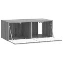 VidaXL Szafka RTV montowana na ścianie 98 x 31 cm Szary Sonoma