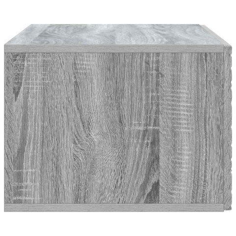 VidaXL Szafka RTV montowana na ścianie 98 x 31 cm Szary Sonoma