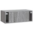 VidaXL Szafka RTV montowana na ścianie 98 x 31 cm Szary Sonoma