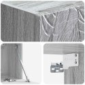 VidaXL Szafka RTV montowana na ścianie 98 x 31 cm Szary Sonoma