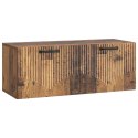 VidaXL Szafka RTV montowana na ścianie Stare drewno 78,5 x 31 x 30 cm