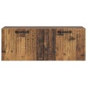 VidaXL Szafka RTV montowana na ścianie Stare drewno 78,5 x 31 x 30 cm