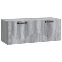 VidaXL Szafka RTV montowana na ścianie Szary Sonoma 78,5 x 31 x 30 cm