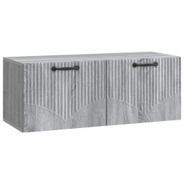 VidaXL Szafka RTV montowana na ścianie Szary Sonoma 78,5 x 31 x 30 cm